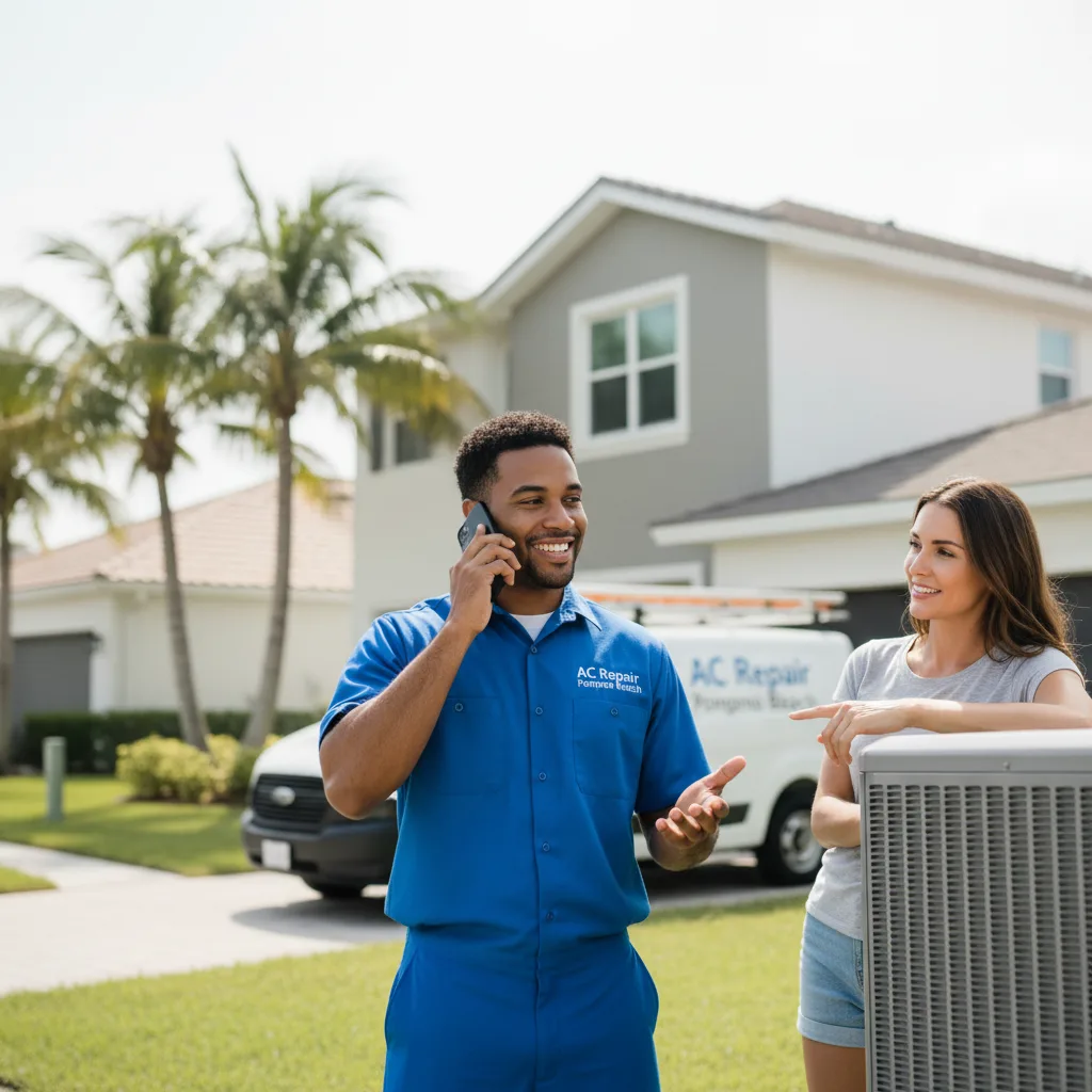 AC Repair Pompano Beach customer support in Greenacres